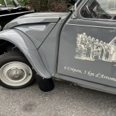 Citroën 2CV accident